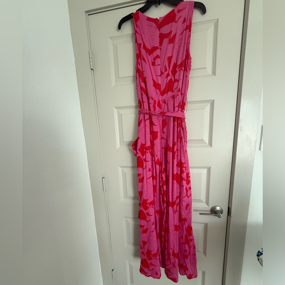Vineyard Vines Pink Floral Maxi jumpsuit - Picture 6 of 8